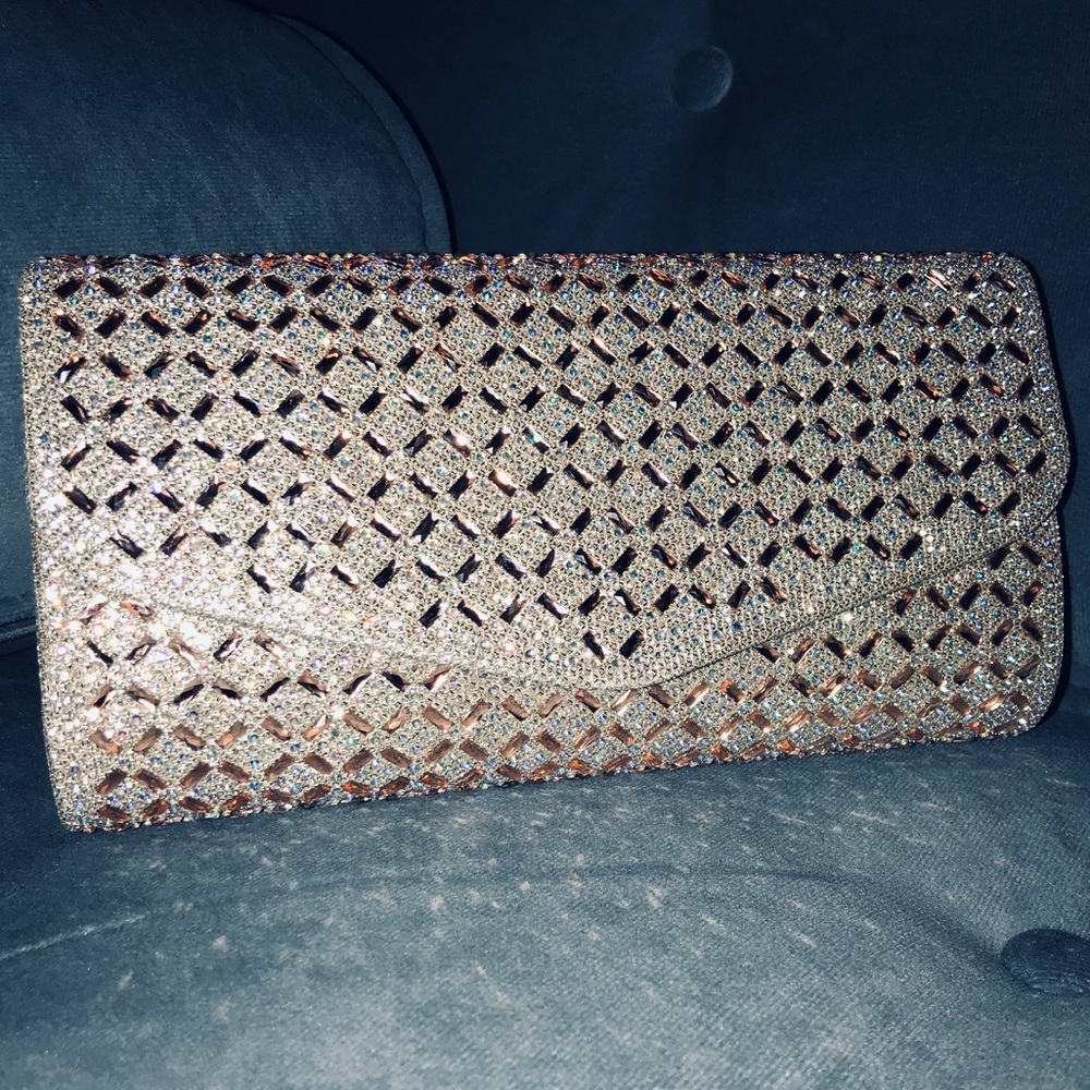 Champagne Sequence Clutch Purse